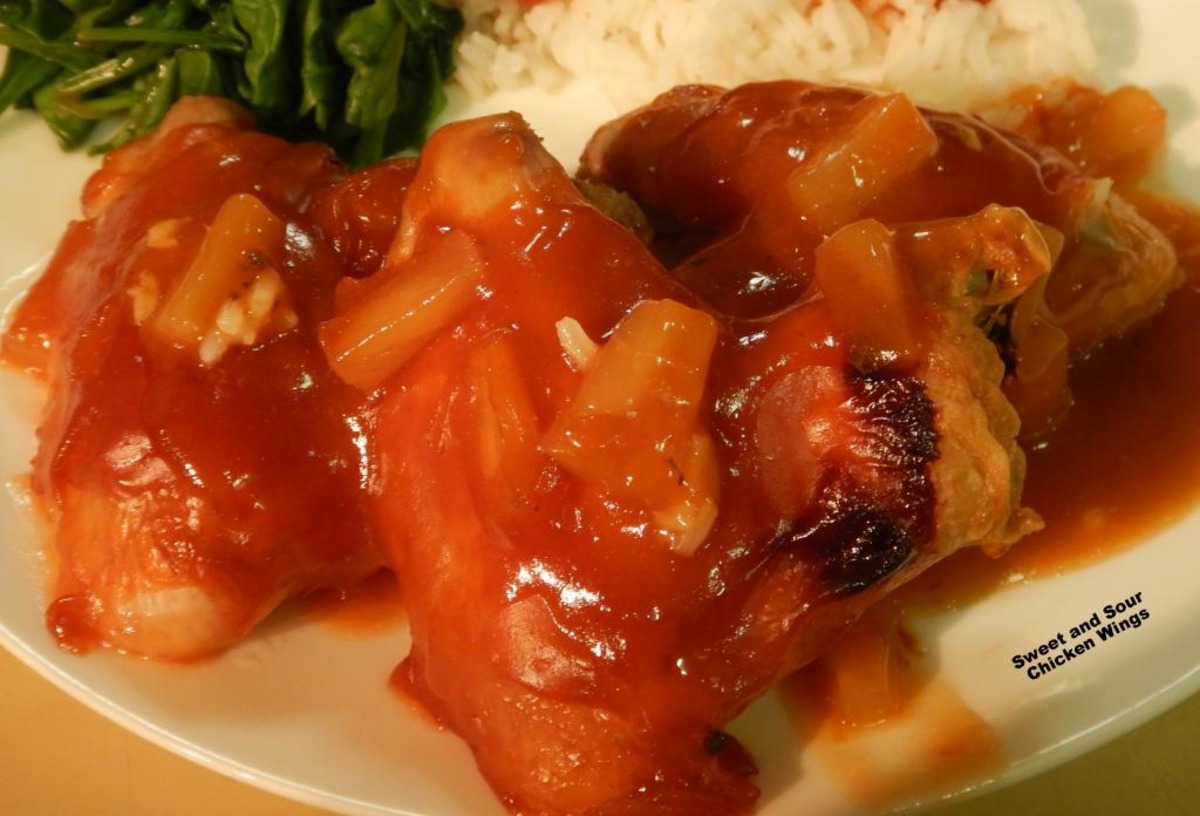 Sweet and Sour Chicken Wings Recipe